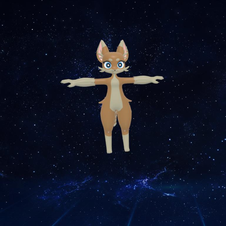 狐狸女模型下载【glb格式】