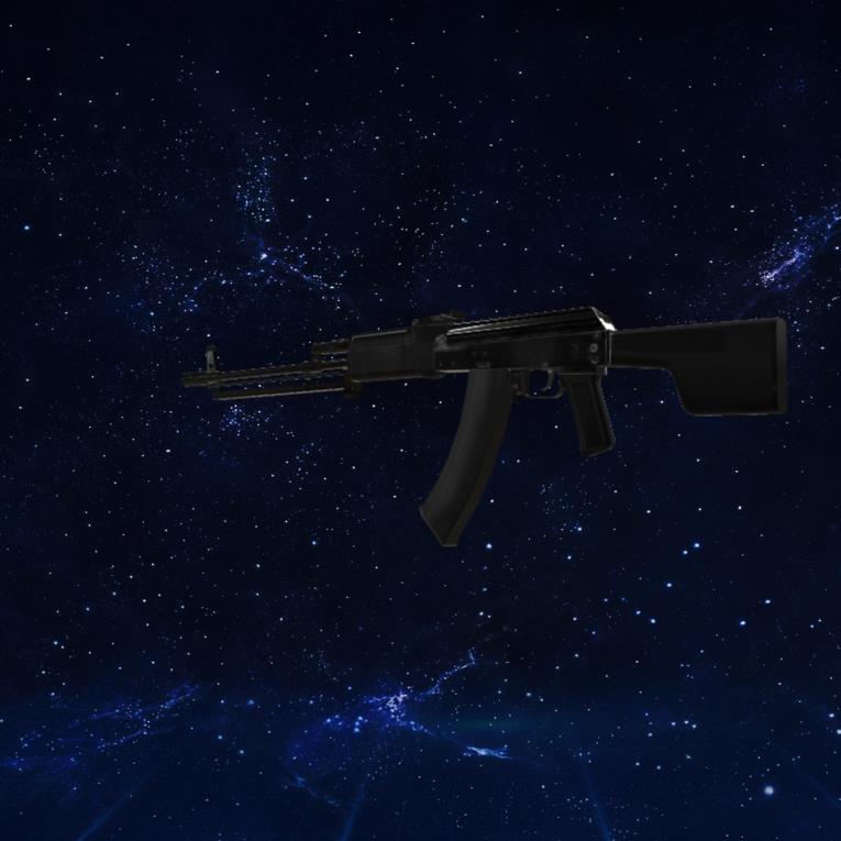 RPK-74M轻机枪3D模型下载【glb格式】