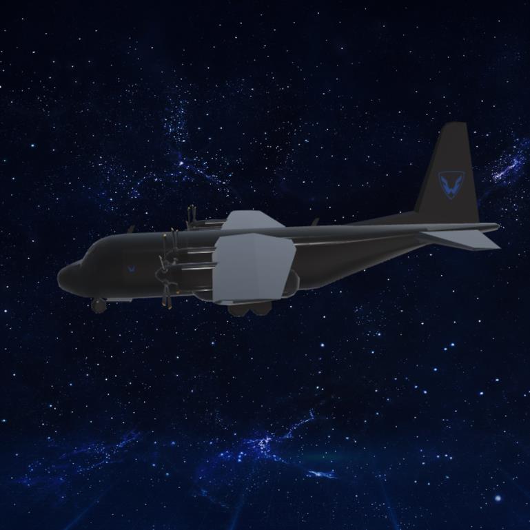 （战争前线）C-130型3D模型下载【glb格式】