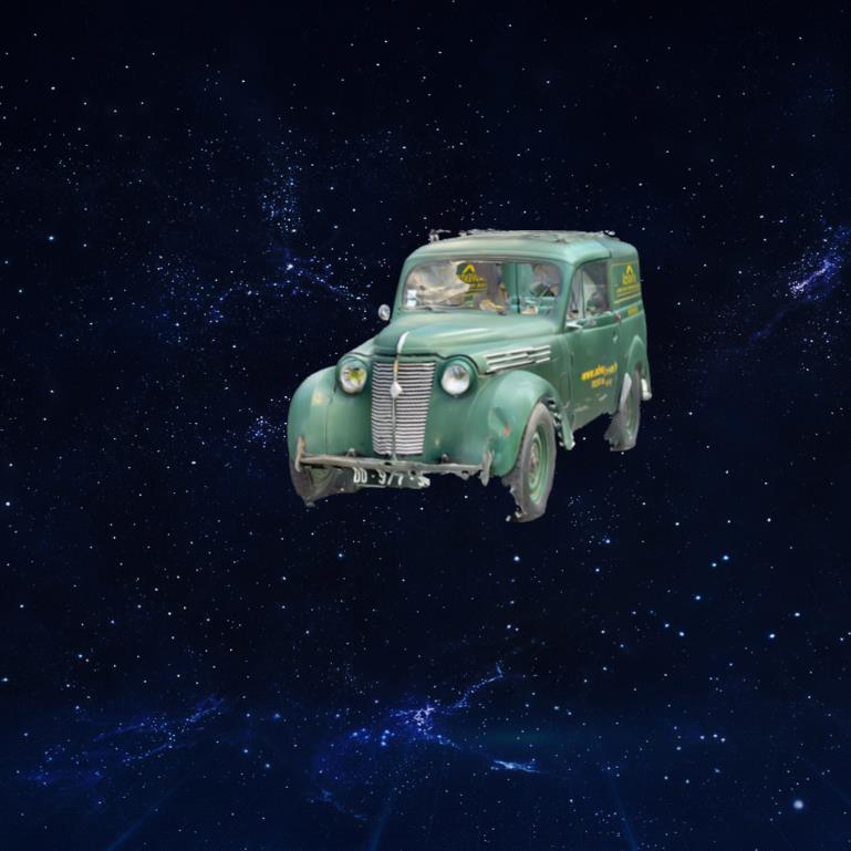 老式绿皮车3D模型下载【glb格式】