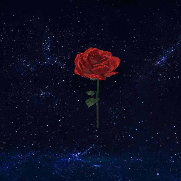 红玫瑰3D模型下载【glb格式】