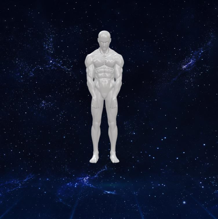 男性解剖学雕塑3D模型下载【glb格式】