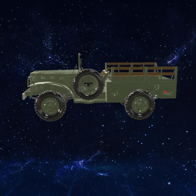 道奇卡车3D模型下载【glb格式】