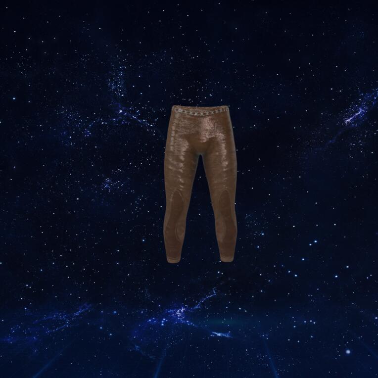 粗糙的皮革裤子3D模型下载【glb格式】