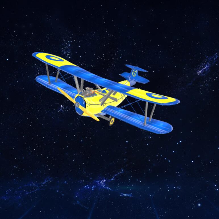 小飞机多利3D模型下载【glb格式】