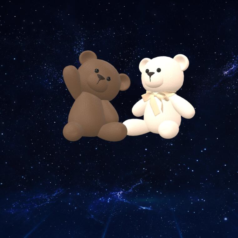 泰迪熊模型3D模型下载【glb格式】
