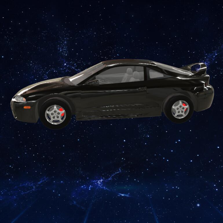 凌志跑车模型3D模型下载【glb格式】