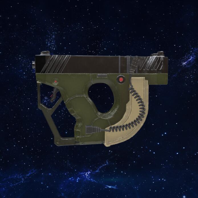 科幻手枪模型3D模型下载【glb格式】