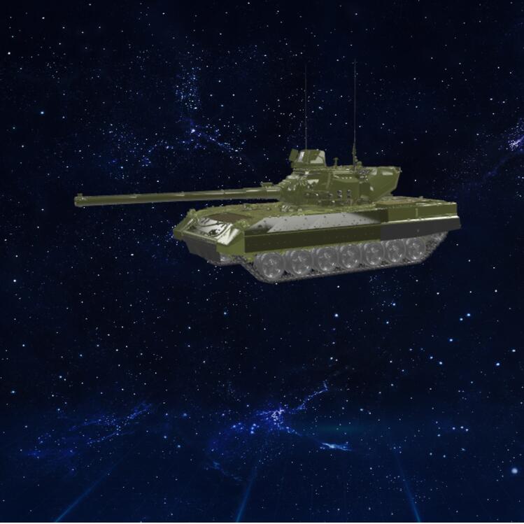 得卡坦克模型3D模型下载【glb格式】