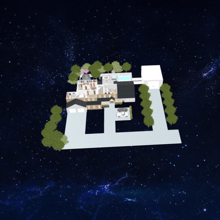梦想的房屋农舍模型3D模型下载【glb格式】