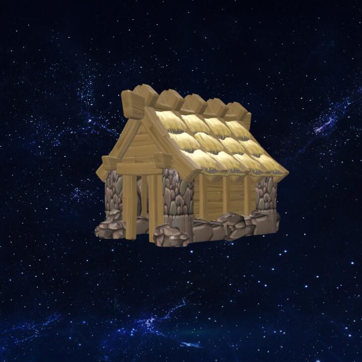 中世纪小屋模型3D模型下载【glb格式】
