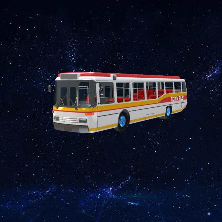 通用城镇巴士模型3D模型下载【glb格式】