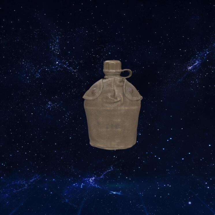军用水瓶模型3D模型下载【glb格式】