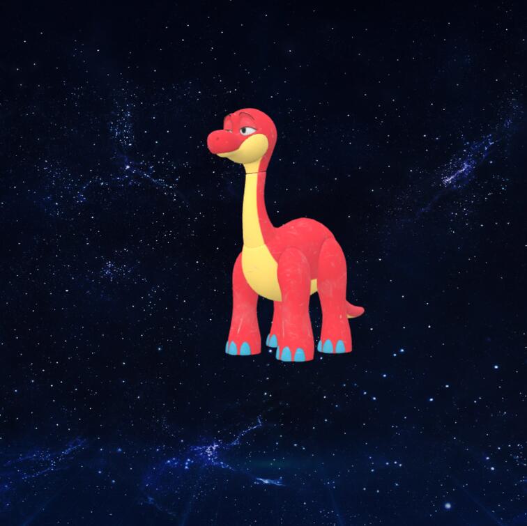 恐龙布朗模型3D模型下载【glb格式】