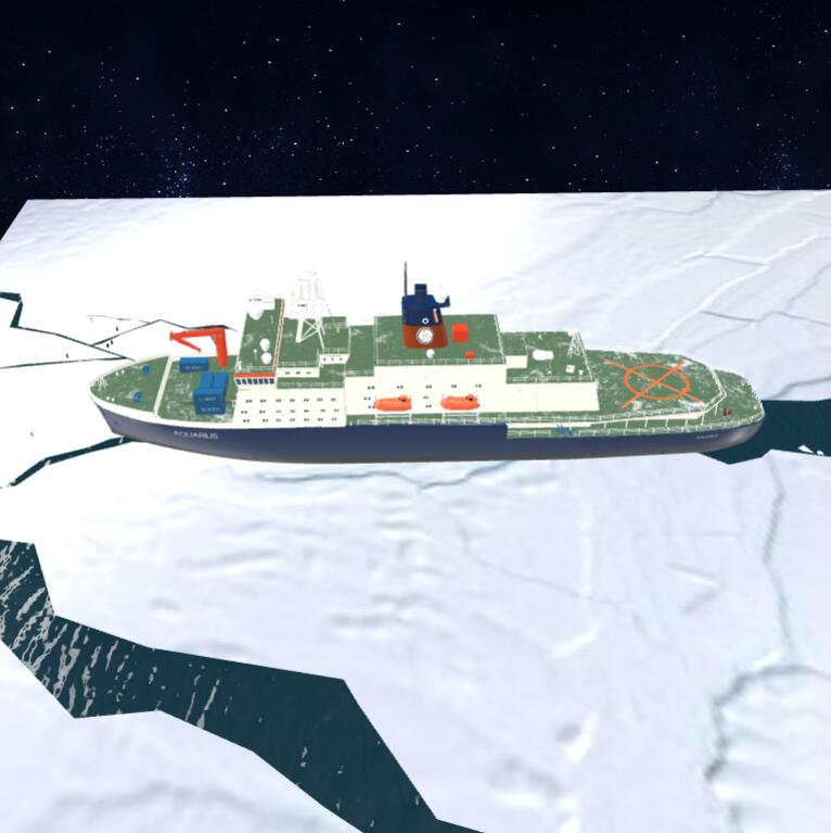 破冰船3D模型下载【glb格式】