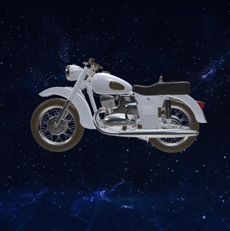 幻想摩托3D模型下载【glb格式】
