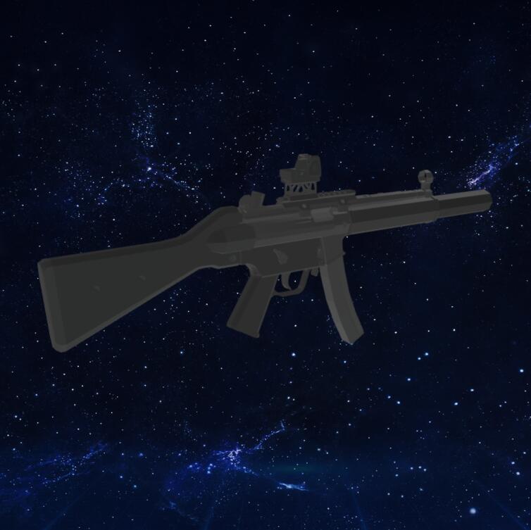 短柄冲锋枪3D模型下载【glb格式】