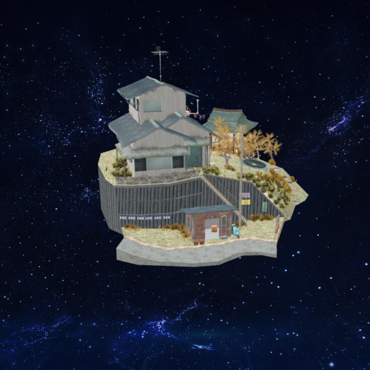 乡村的别墅3D模型下载【glb格式】