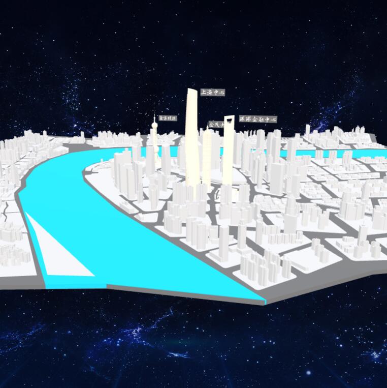 城市-上海中心楼3D模型下载【glb格式】