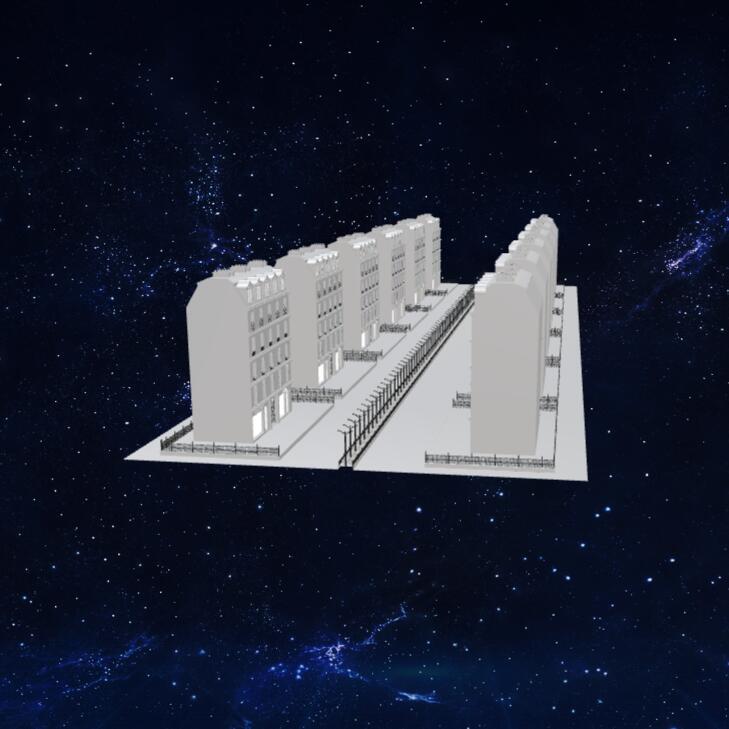 小区楼模型3D模型下载【glb格式】