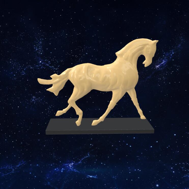 马的雕像3D模型下载【glb格式】