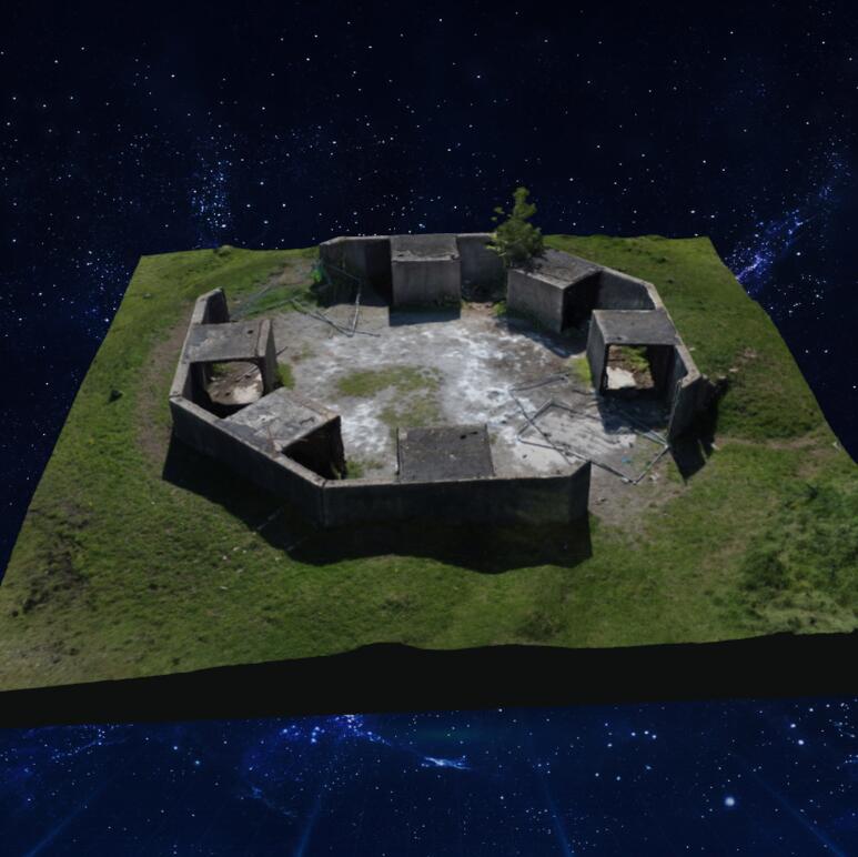 炮城阵地模型3D模型下载【glb格式】