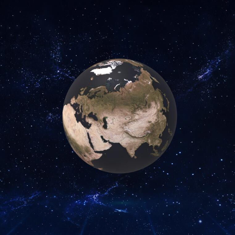 地球行星模型模型3D模型下载【glb格式】