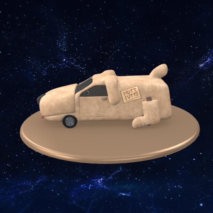 马车狗模型3D模型下载【glb格式】
