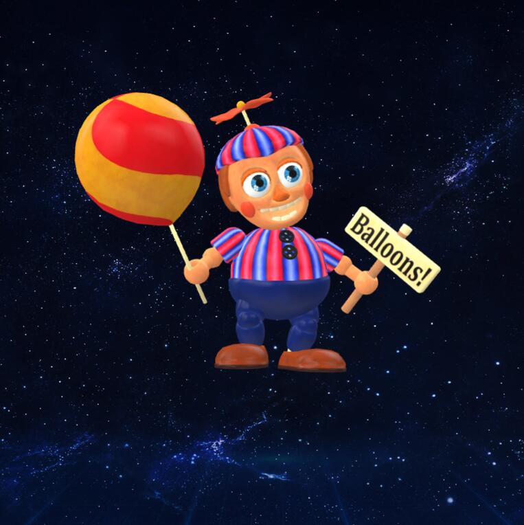 气球男孩模型3D模型下载【glb格式】