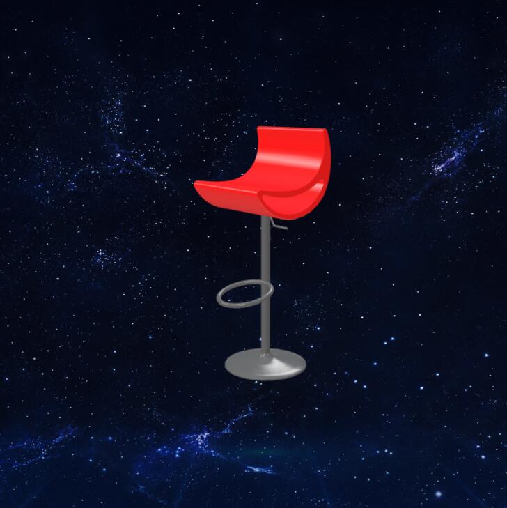创意吧台凳3D模型下载【glb格式】