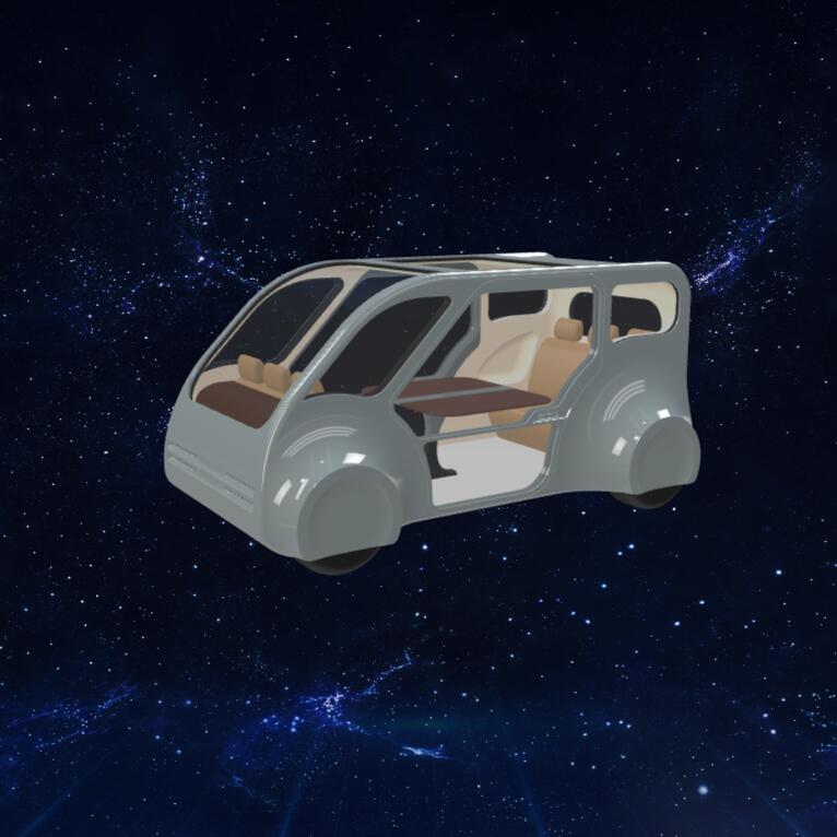 未来汽车3D模型下载【glb格式】