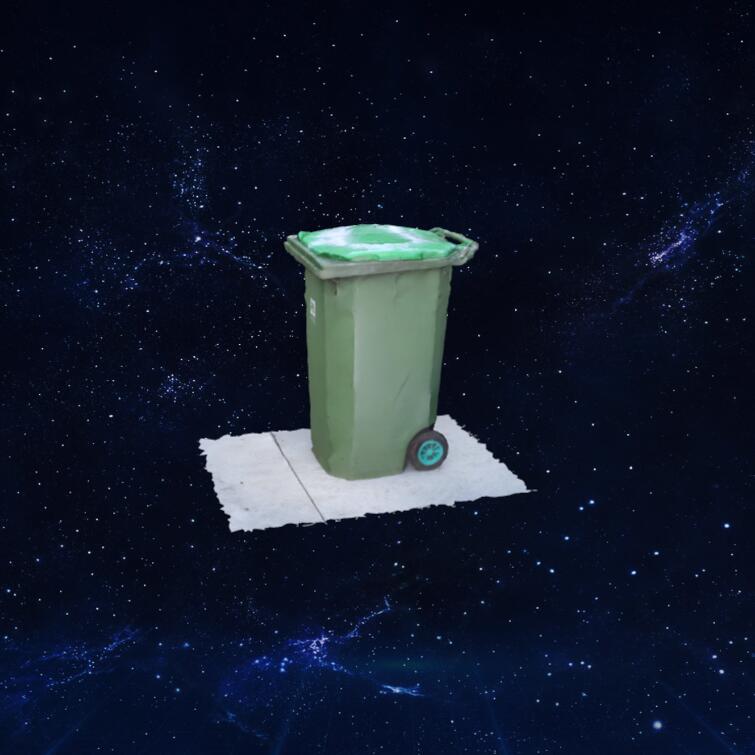 城市垃圾桶3D模型下载【glb格式】