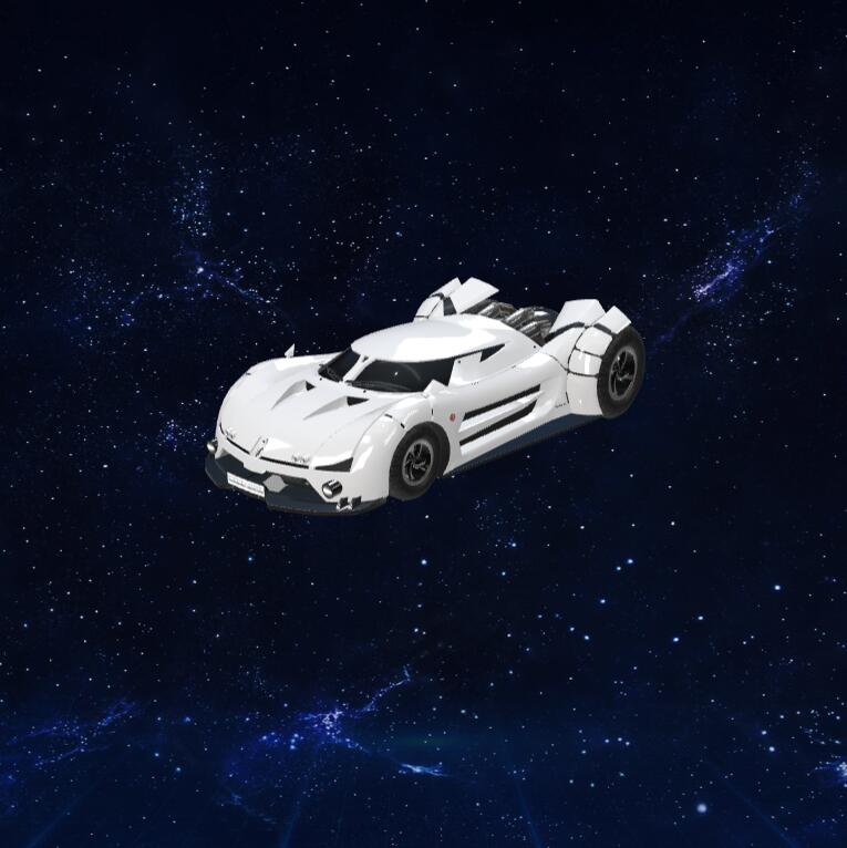 疯狂跑车3D模型下载【glb格式】