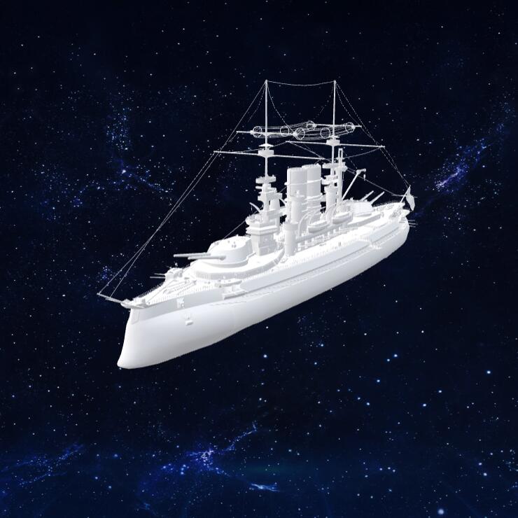 军事战舰3D模型下载【glb格式】