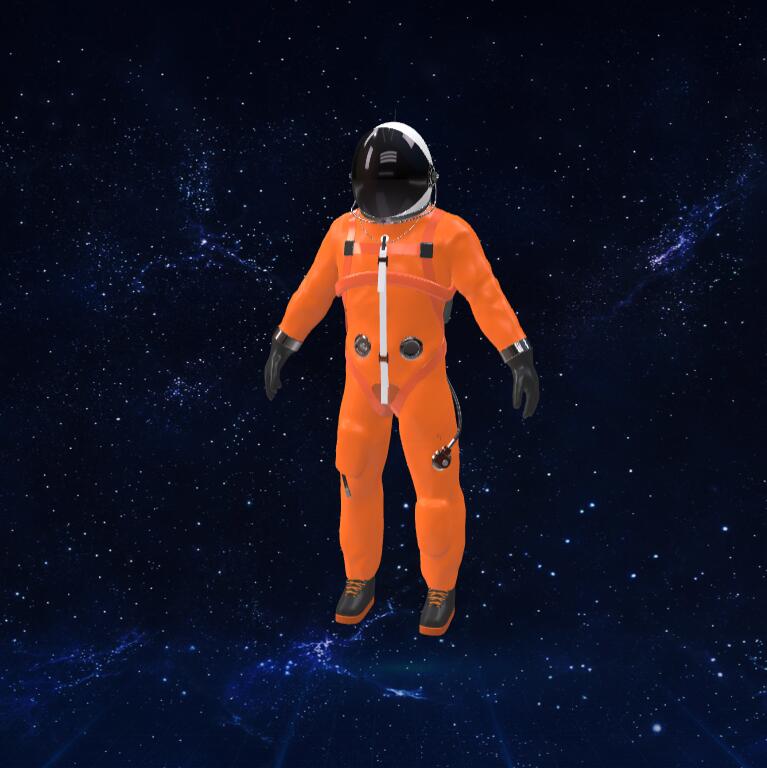 宇航员3D模型下载【glb格式】